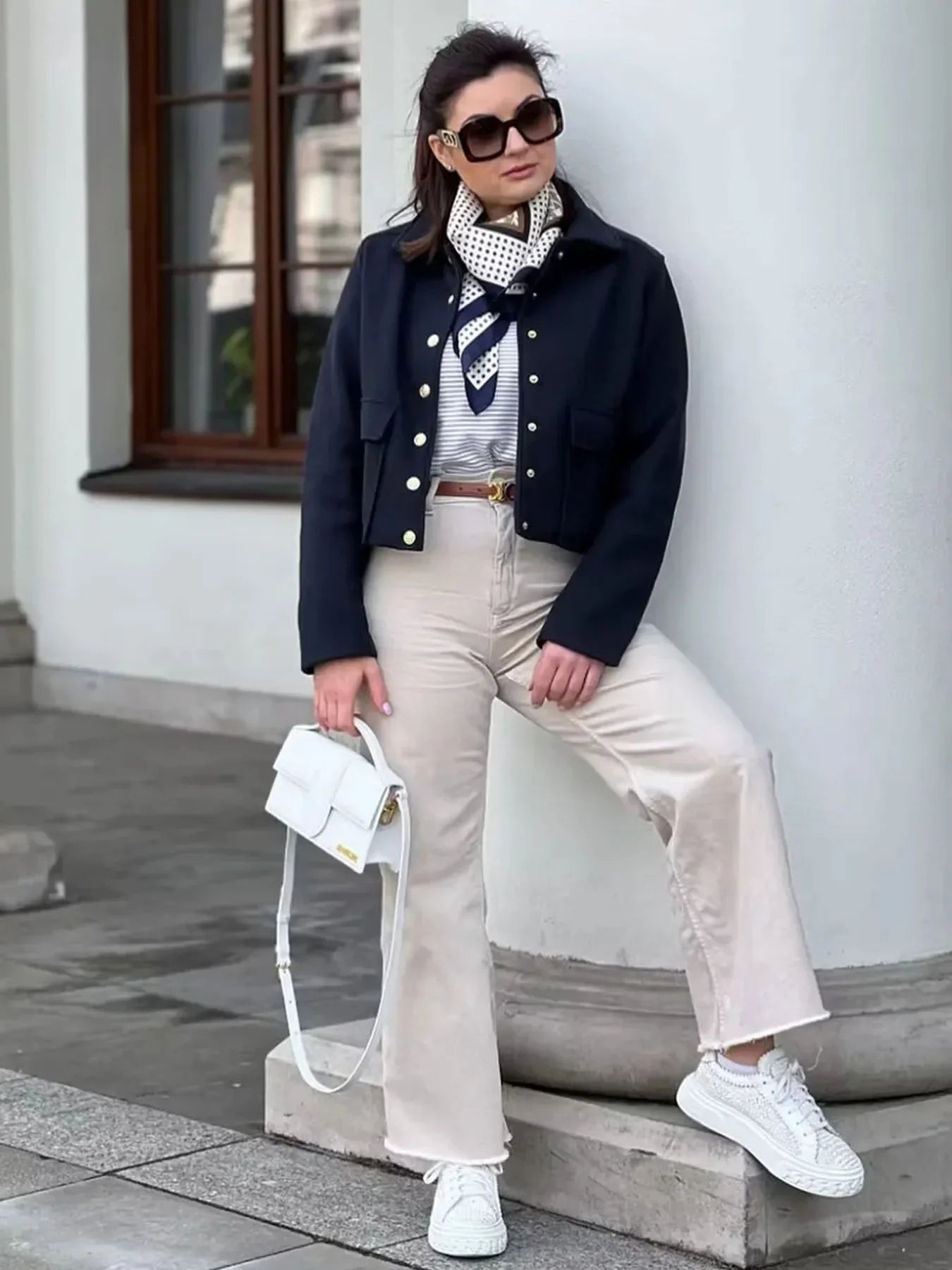 Classic Aviator Crop Jacket - RASNA - RASNA