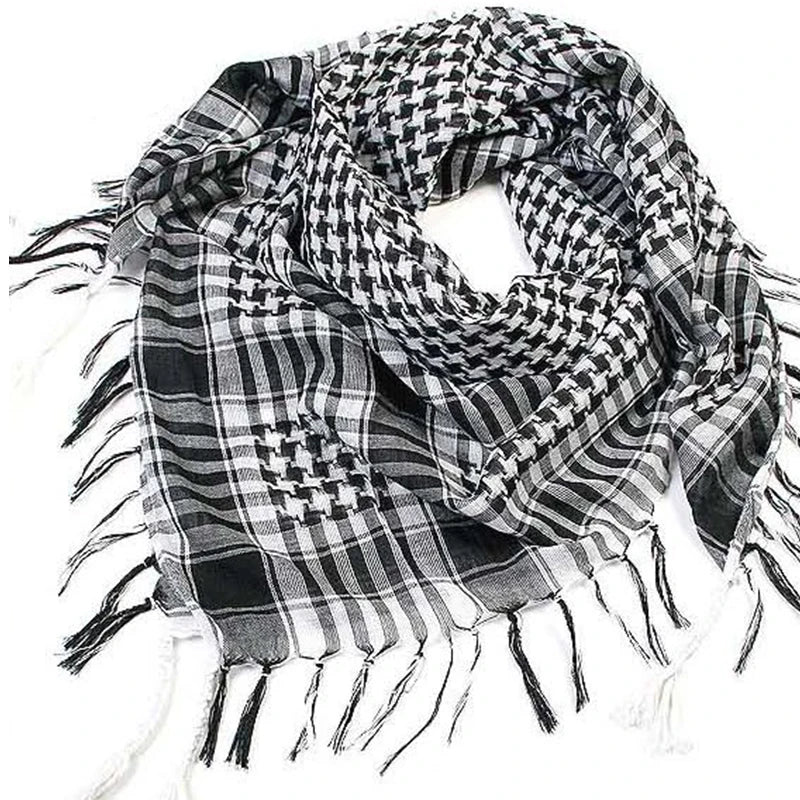 Tactical Plaid Summer Scarf