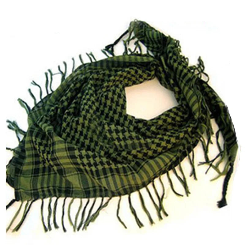 Tactical Plaid Summer Scarf