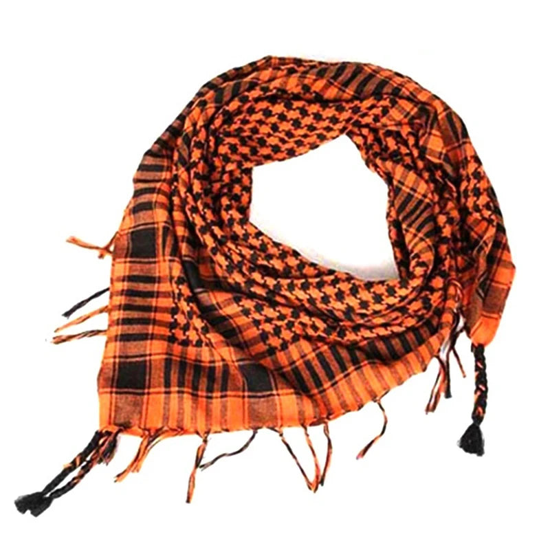 Tactical Plaid Summer Scarf