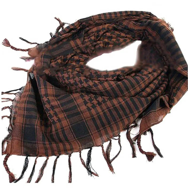 Tactical Plaid Summer Scarf