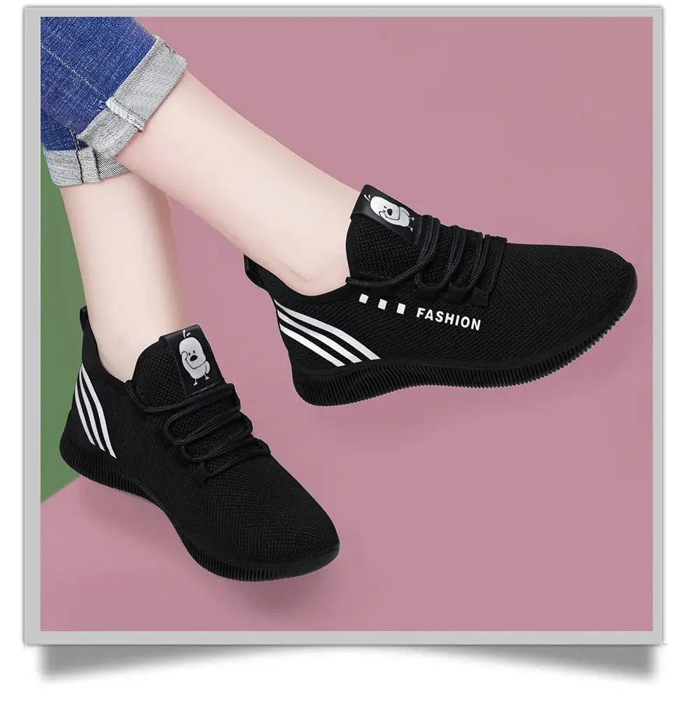 Trendy Woven Running Shoes