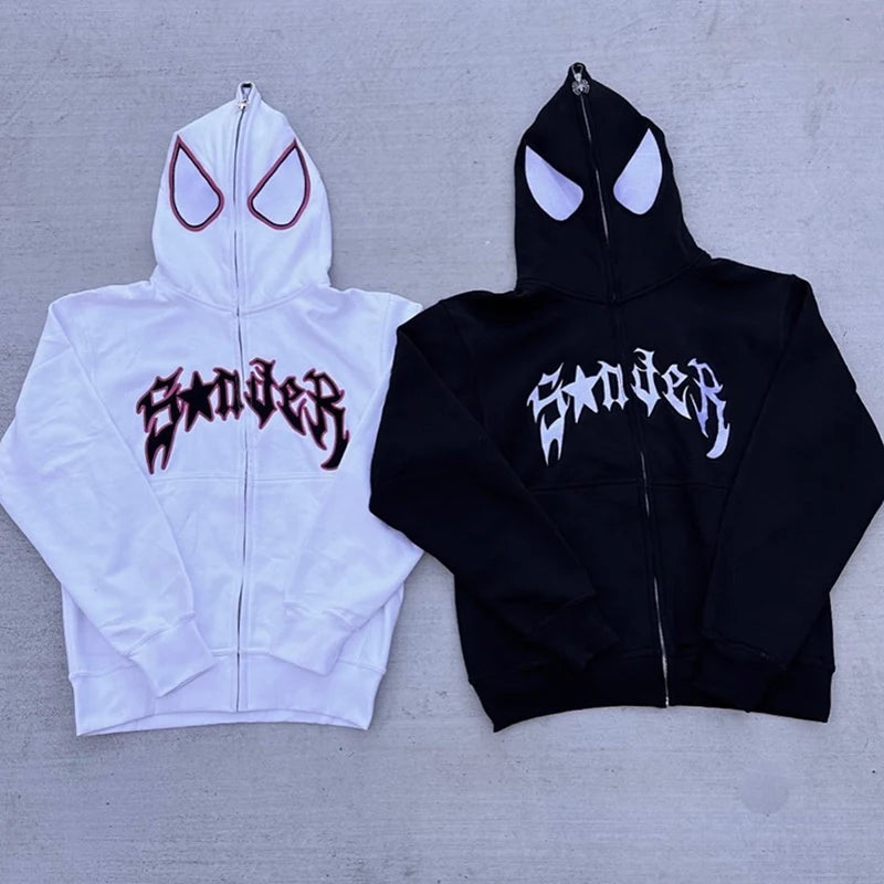 Y2K Spider Hooded Jacket