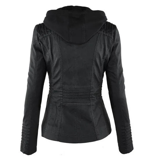 Waterproof Faux Leather Jacket