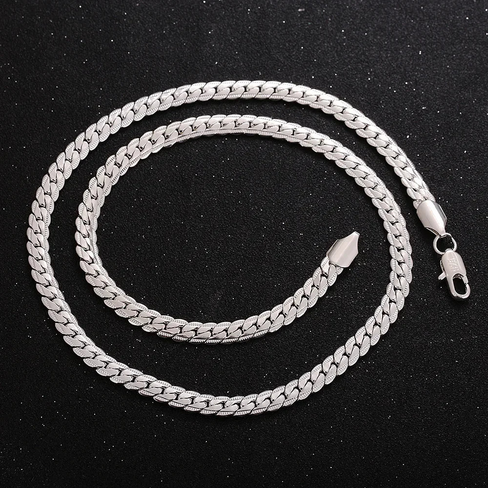 Elegant Sterling Silver Necklace