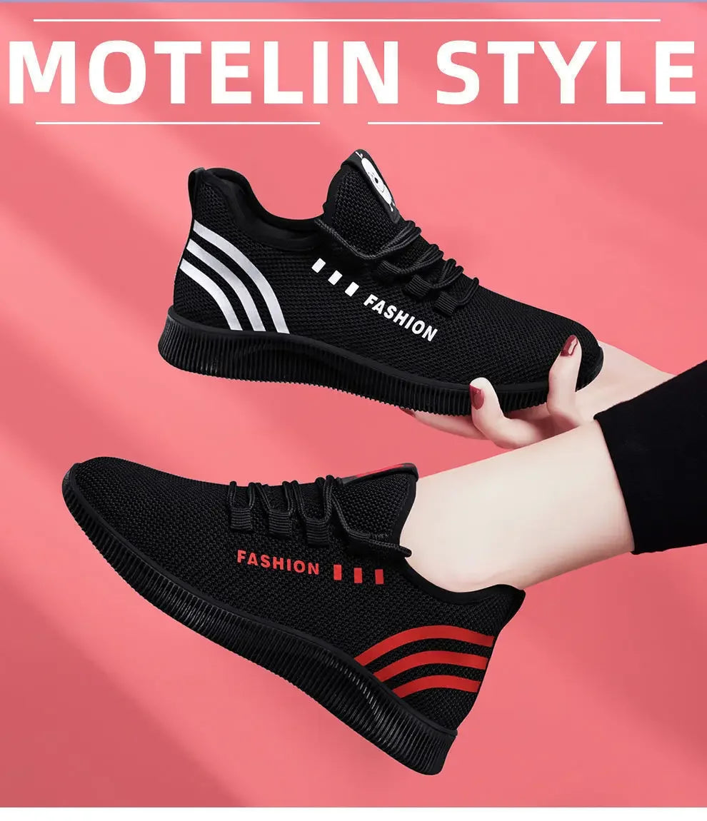 Trendy Woven Running Shoes