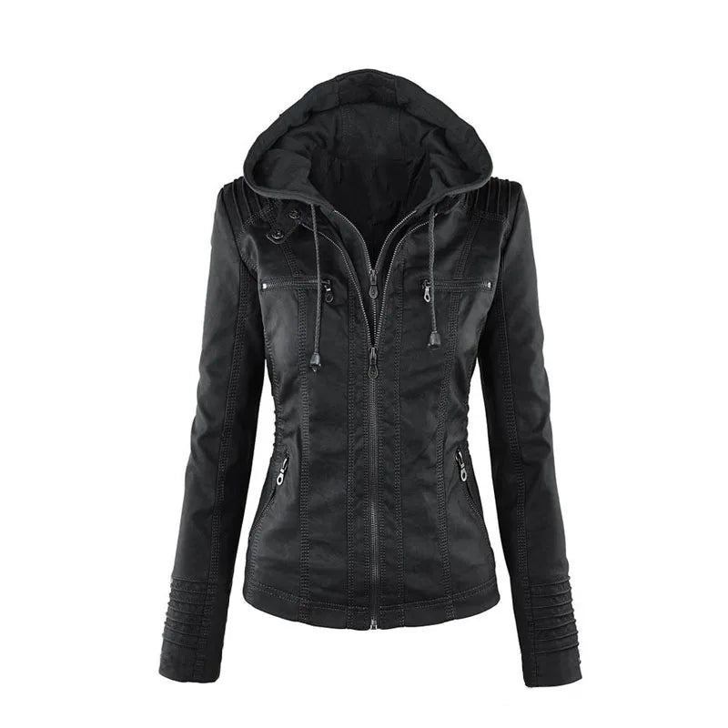 Waterproof Faux Leather Jacket