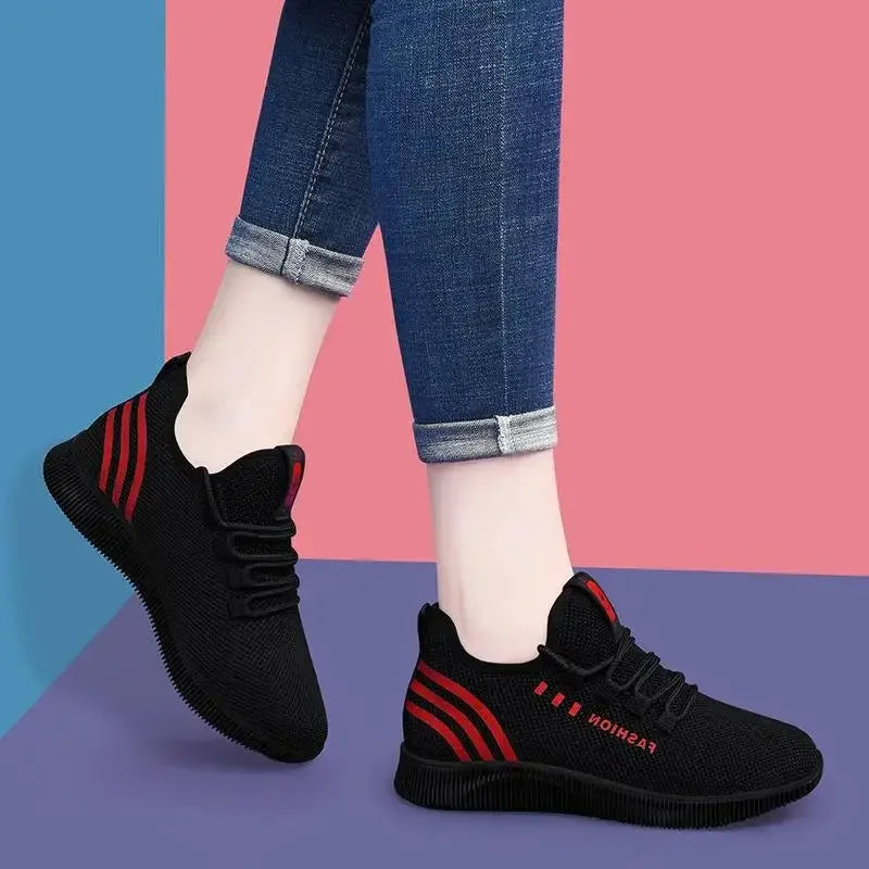 Trendy Woven Running Shoes