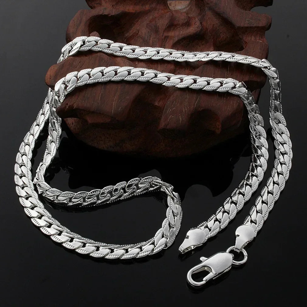 Elegant Sterling Silver Necklace