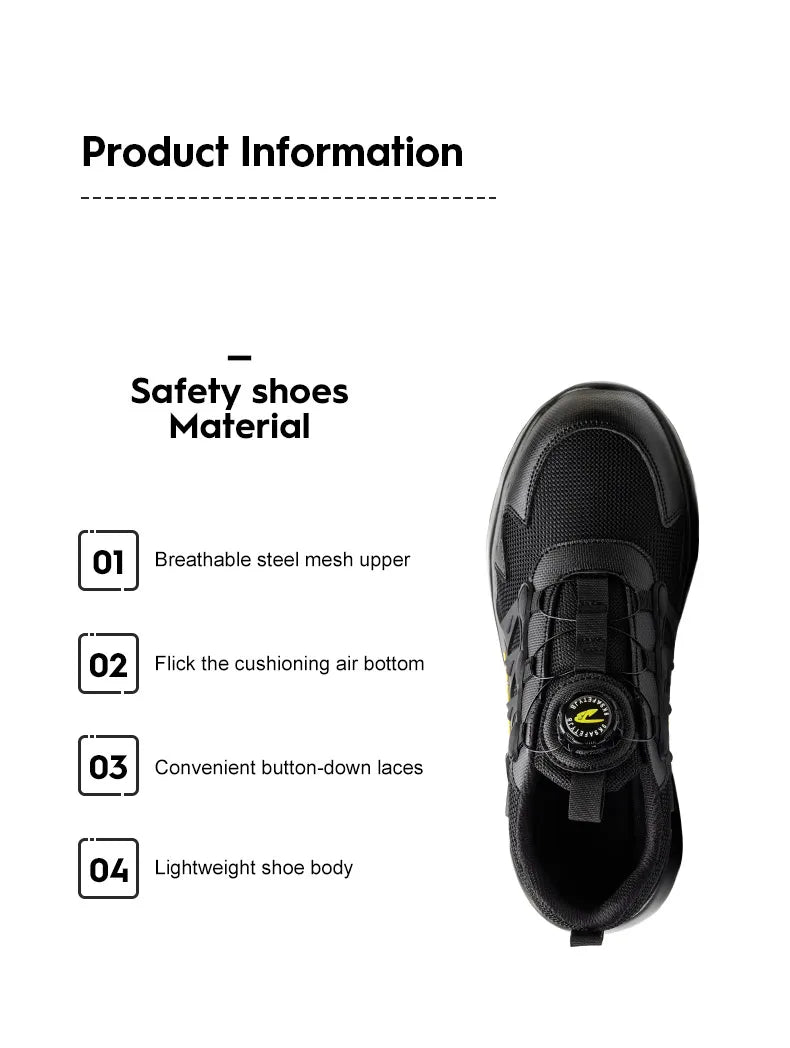 Indestructible Steel Toe Sneakers