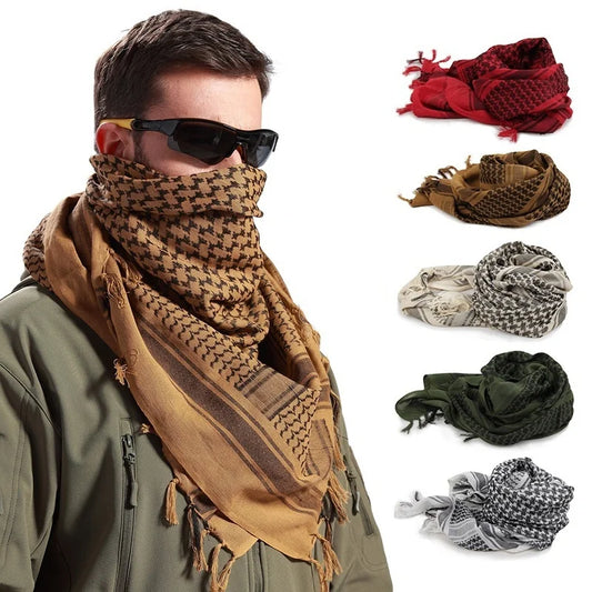 Tactical Plaid Summer Scarf