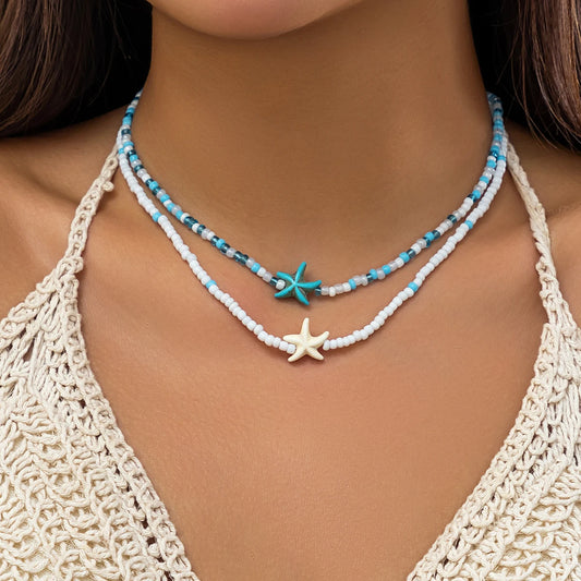 Ocean-Inspired Layered Choker