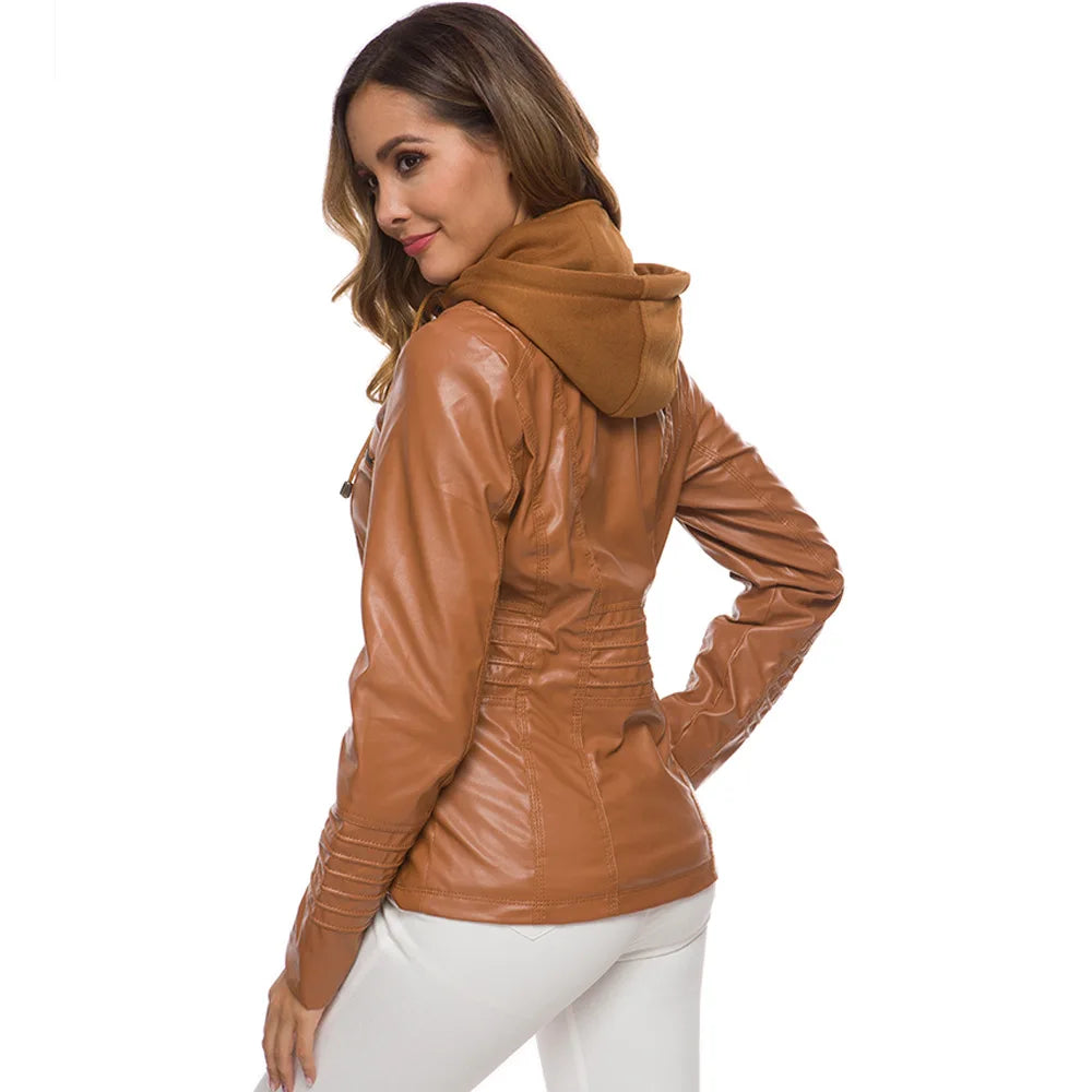 Waterproof Faux Leather Jacket