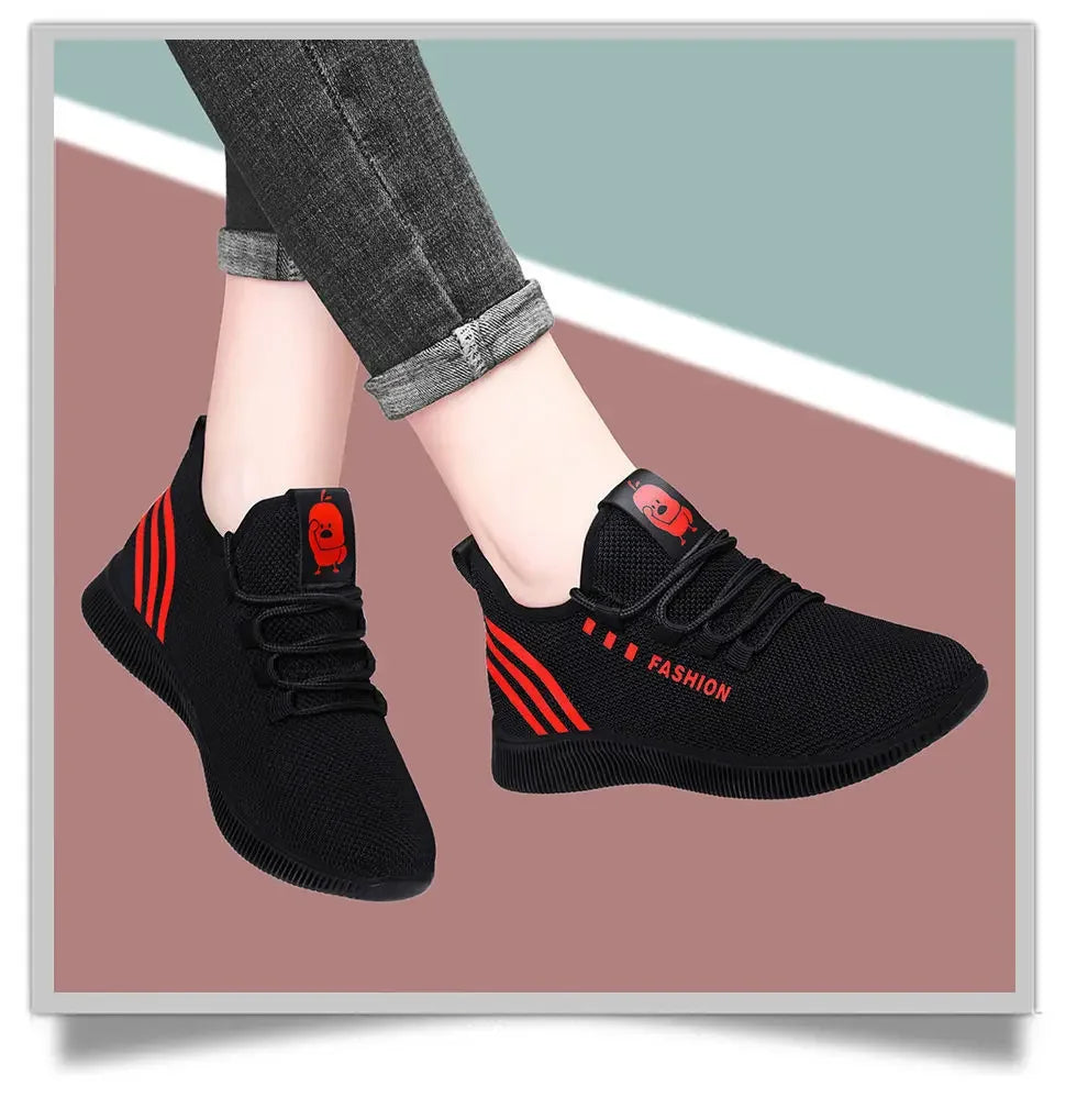 Trendy Woven Running Shoes