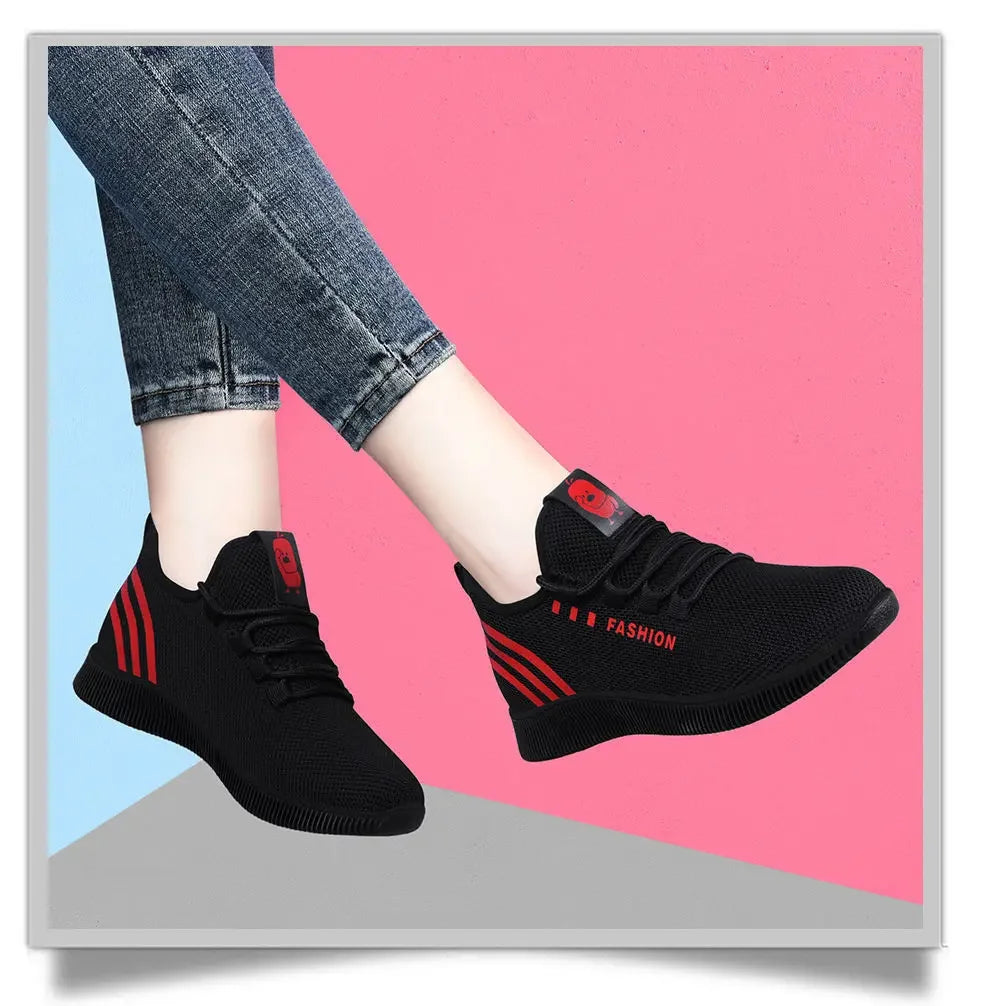 Trendy Woven Running Shoes