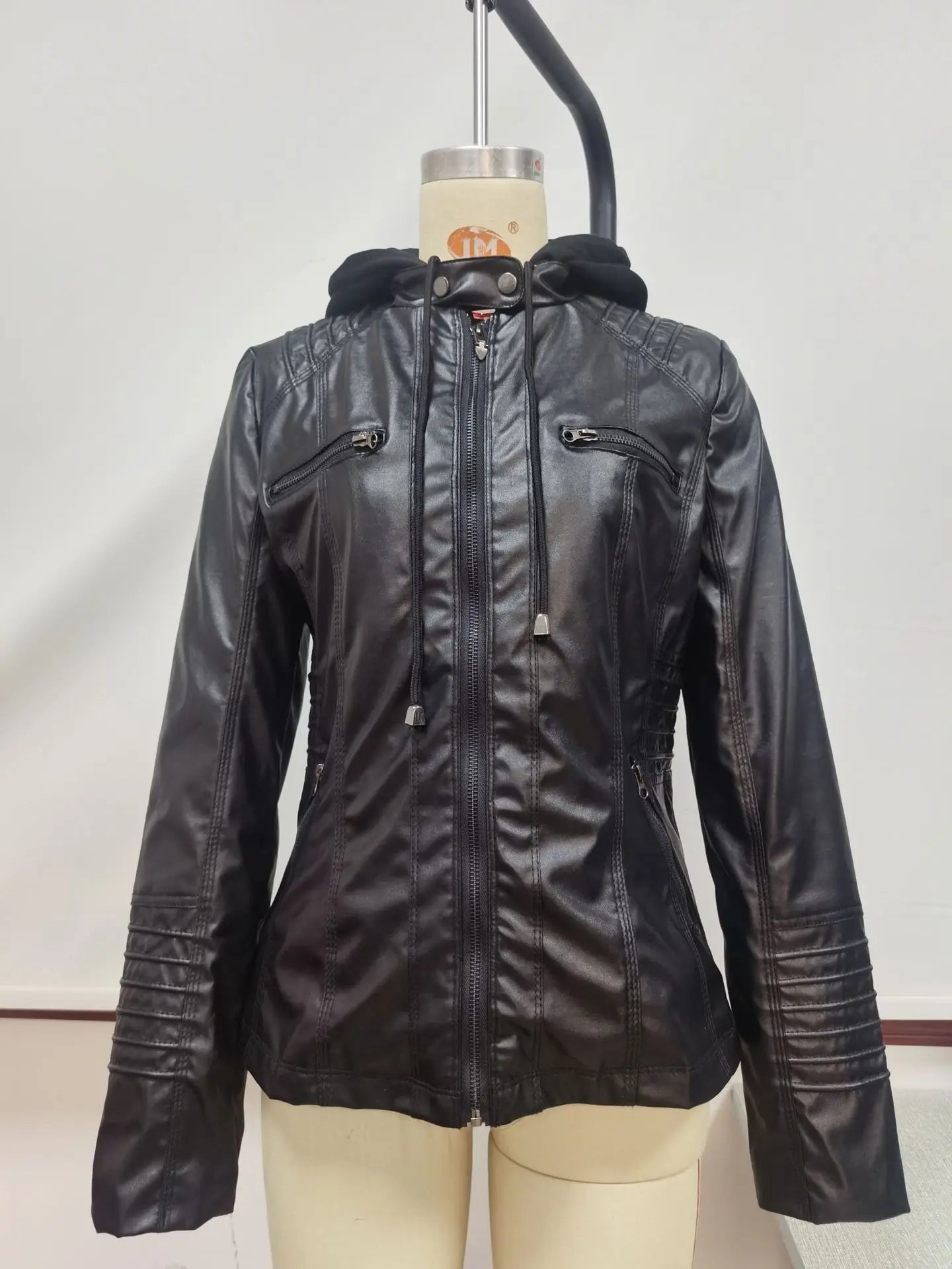 Waterproof Faux Leather Jacket