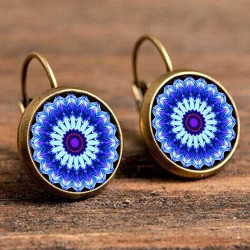 Boho Flower Drop Earrings - RASNA - RASNA