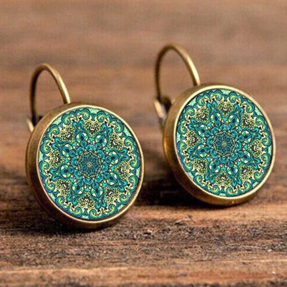 Boho Flower Drop Earrings - RASNA - RASNA