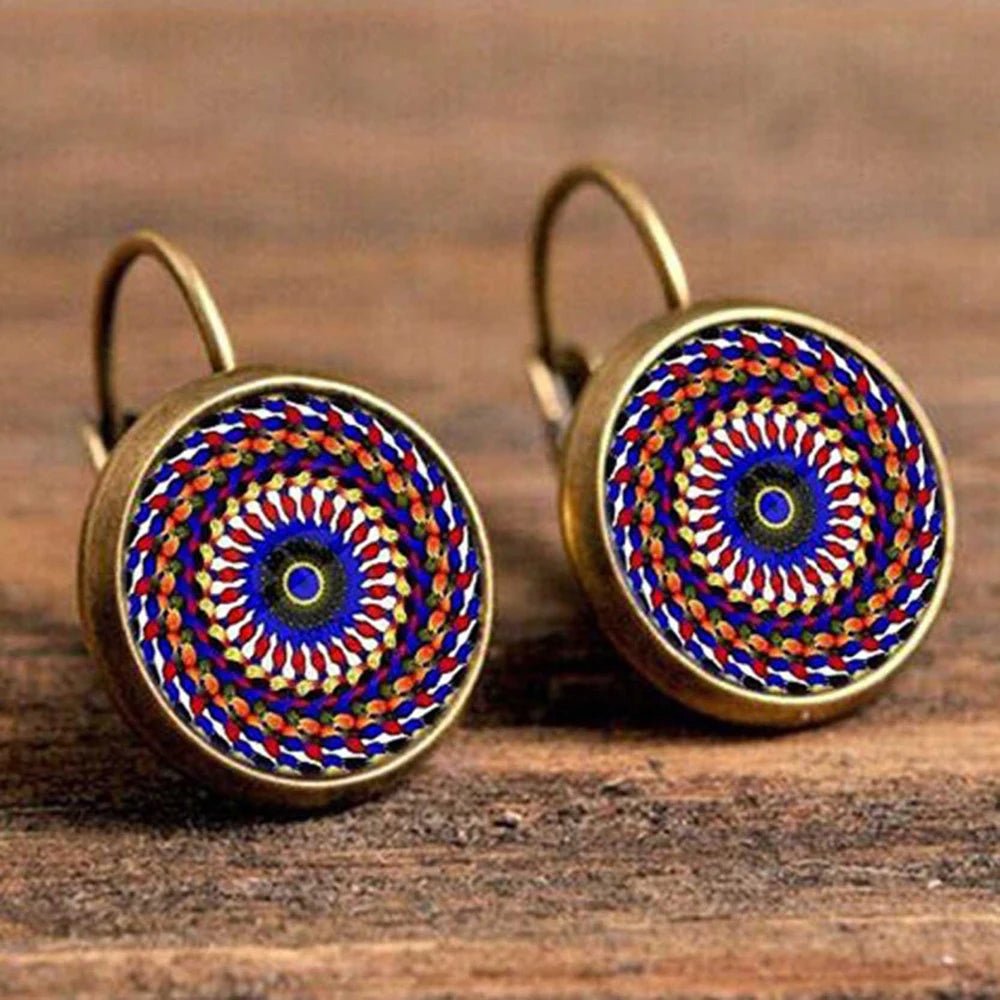 Boho Flower Drop Earrings - RASNA - RASNA