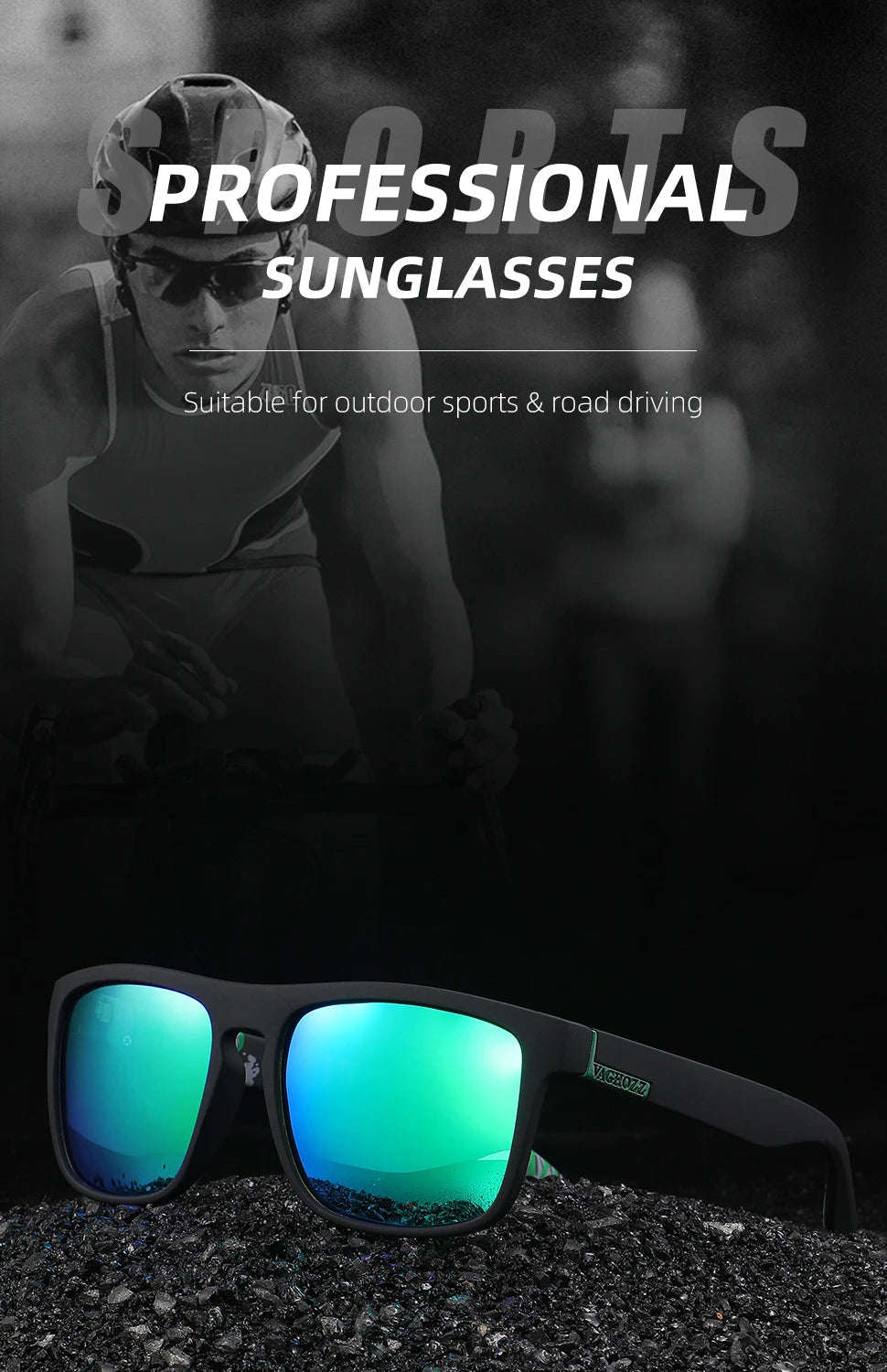 Classic UV400 Sport Sunglasses - RASNA - RASNA