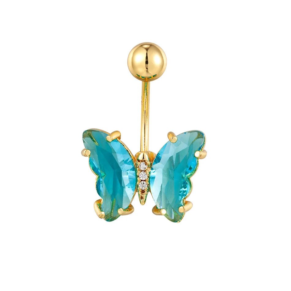 Colorful Crystal Butterfly Jewelry - RASNA - RASNA