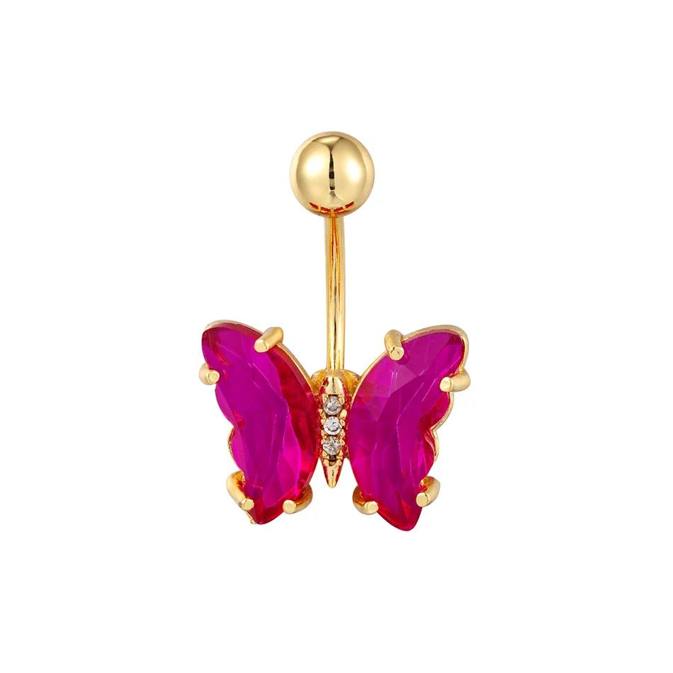 Colorful Crystal Butterfly Jewelry - RASNA - RASNA