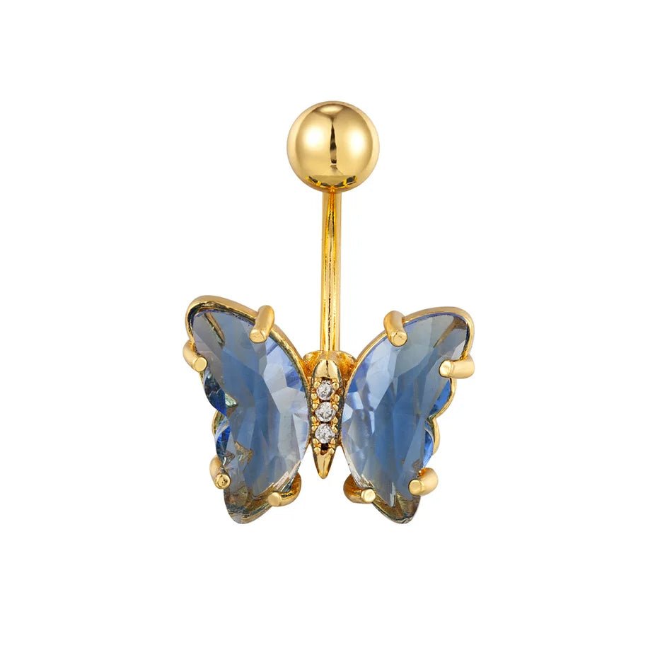 Colorful Crystal Butterfly Jewelry - RASNA - RASNA