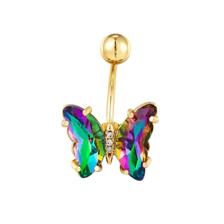 Colorful Crystal Butterfly Jewelry - RASNA - RASNA