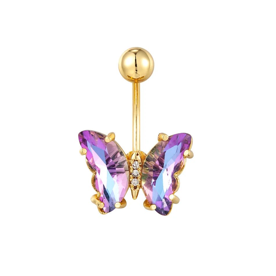 Colorful Crystal Butterfly Jewelry - RASNA - RASNA