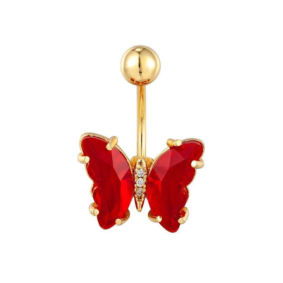 Colorful Crystal Butterfly Jewelry - RASNA - RASNA