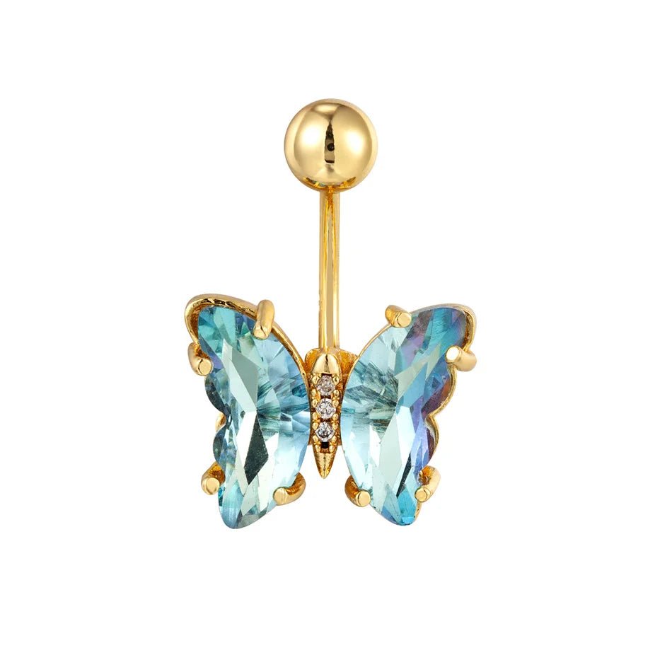 Colorful Crystal Butterfly Jewelry - RASNA - RASNA