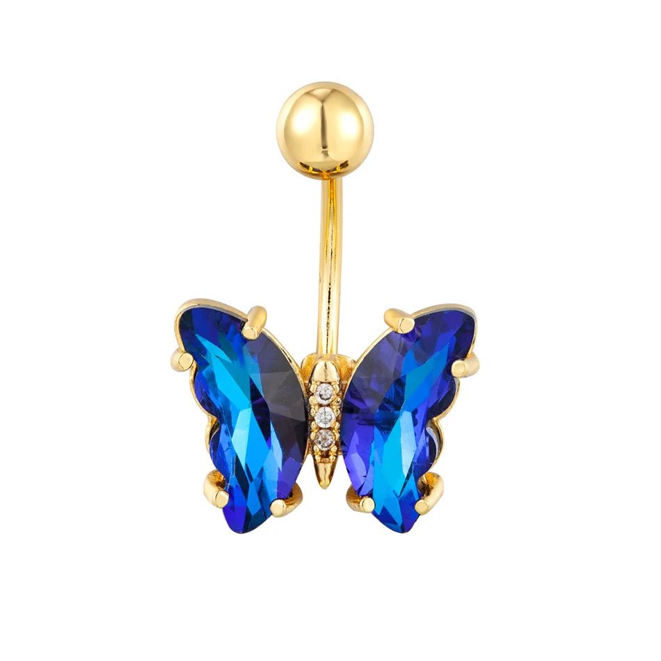 Colorful Crystal Butterfly Jewelry - RASNA - RASNA