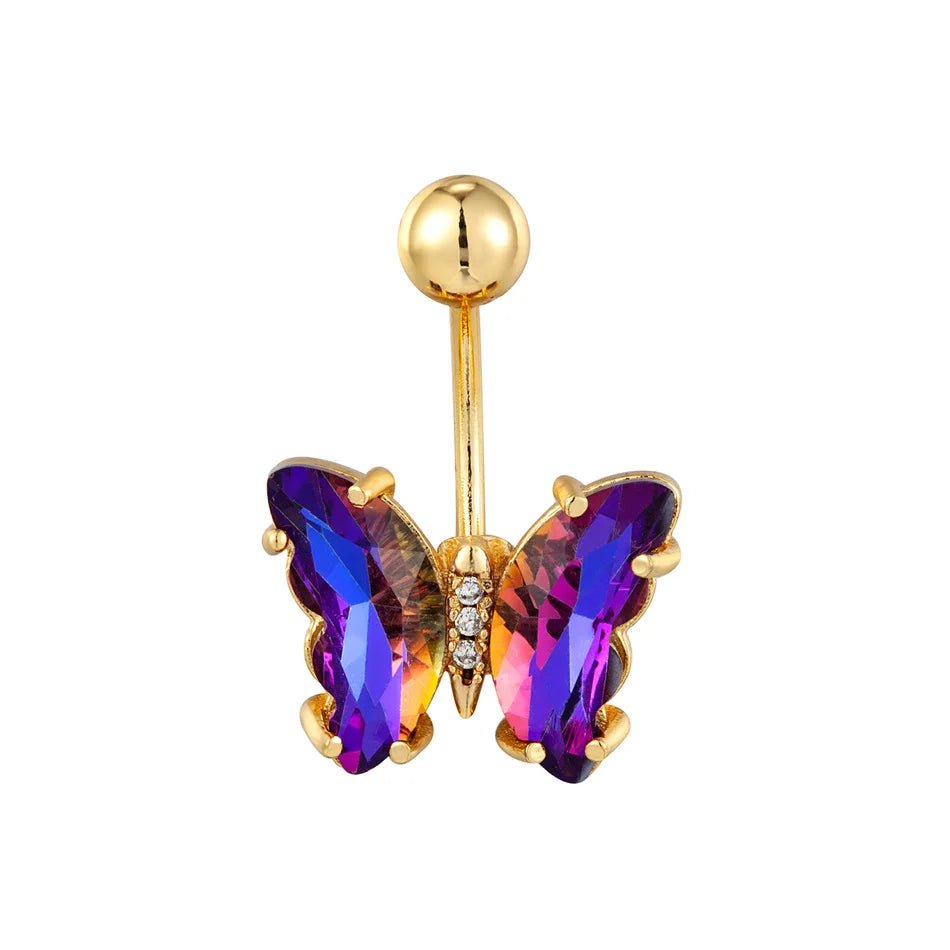 Colorful Crystal Butterfly Jewelry - RASNA - RASNA