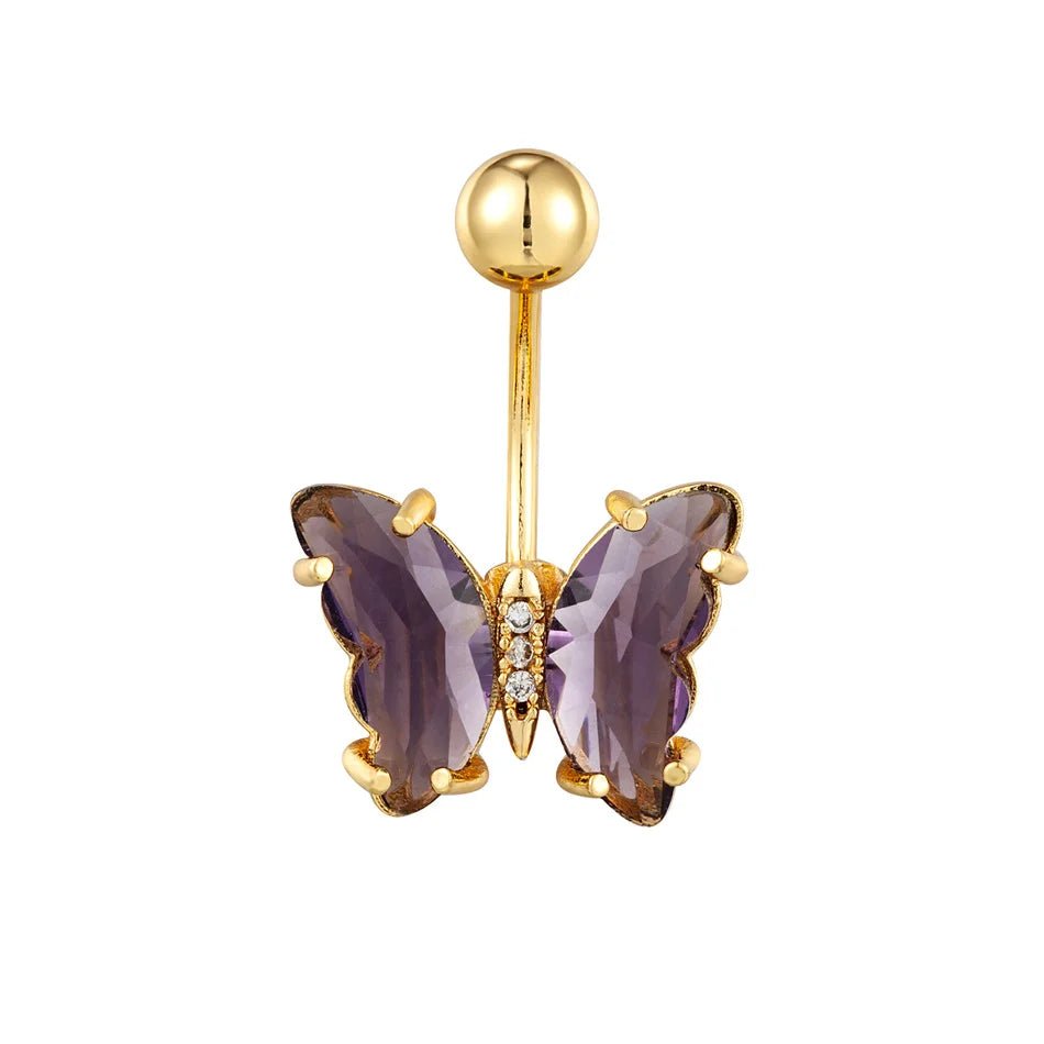 Colorful Crystal Butterfly Jewelry - RASNA - RASNA